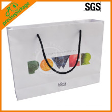 Newly Logo printed advertising food paper carrier bags